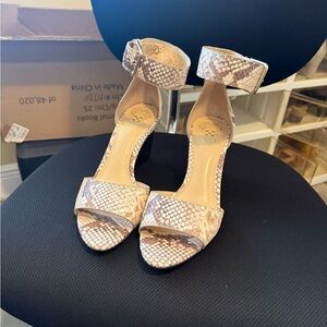 Vince Camuto Snakeskin Patterned Heels